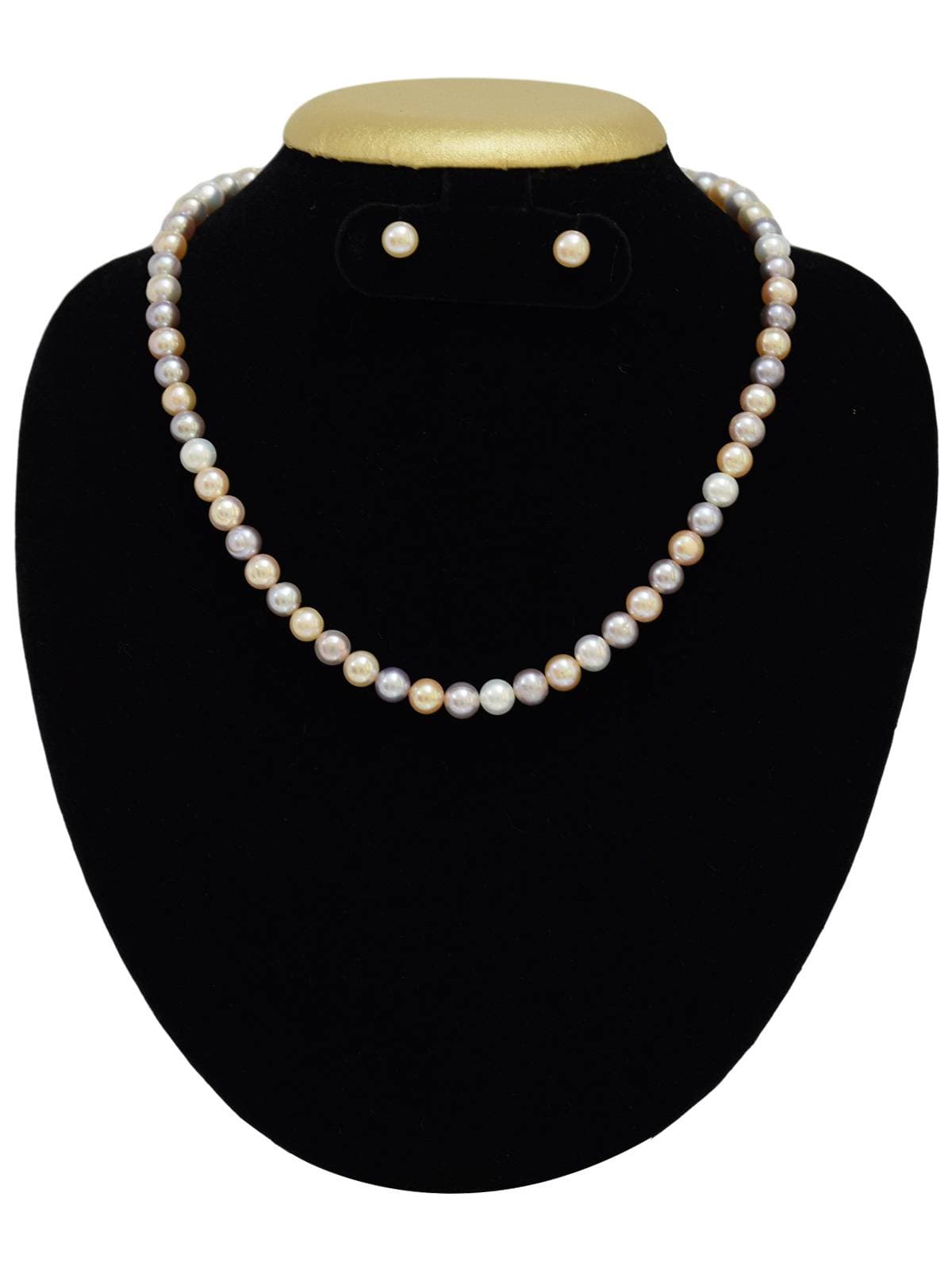 Shine Like South Sea - Multi Shaded Pink Pearl Necklace - 1 Strand