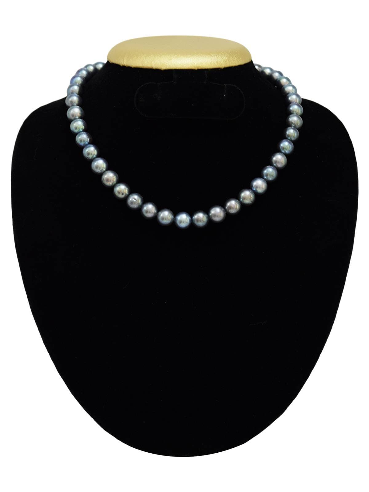 One of a Kind - Pearl Strand in Peacock Hues