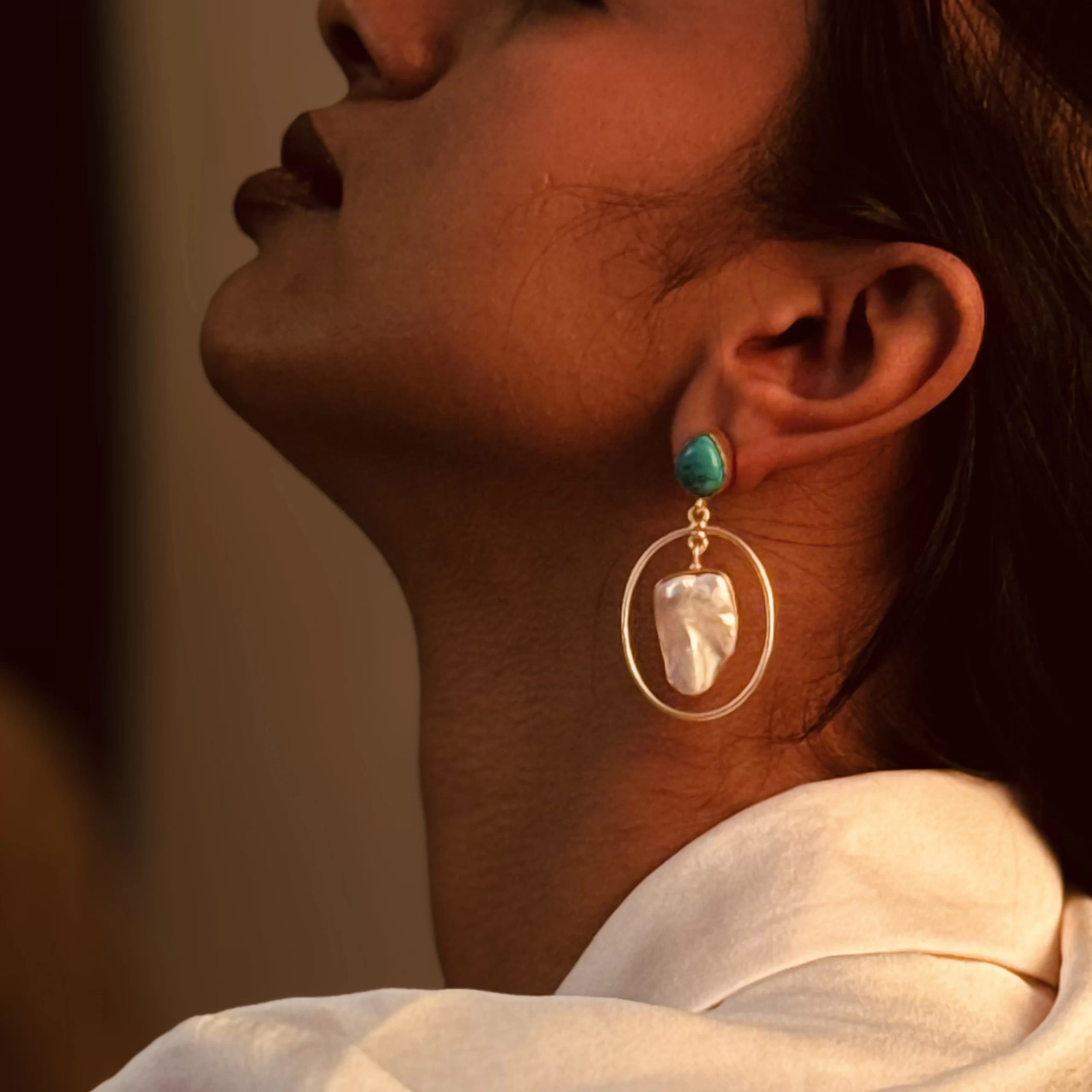 The Turquoise Halo Pearl