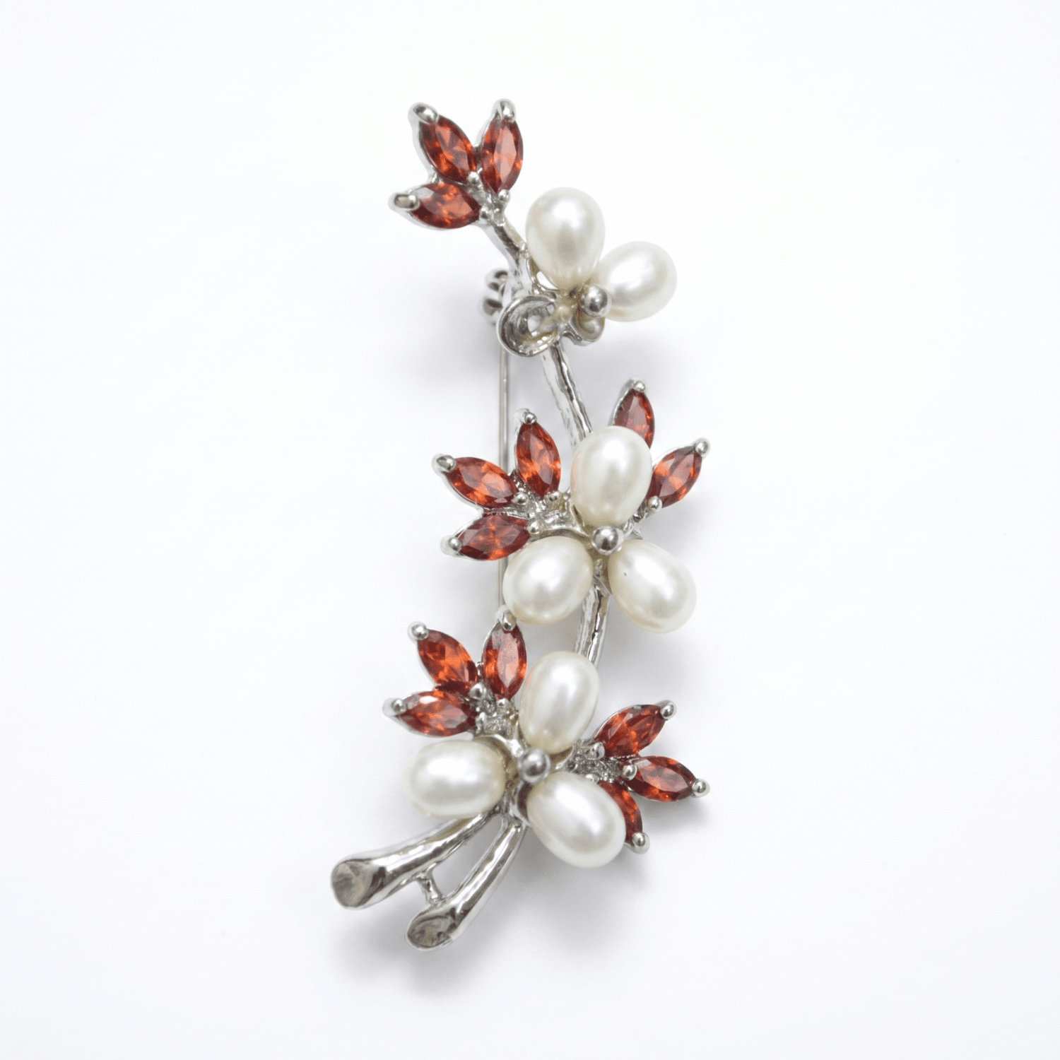 Designer Pearl Saree Pin / Brooch 16