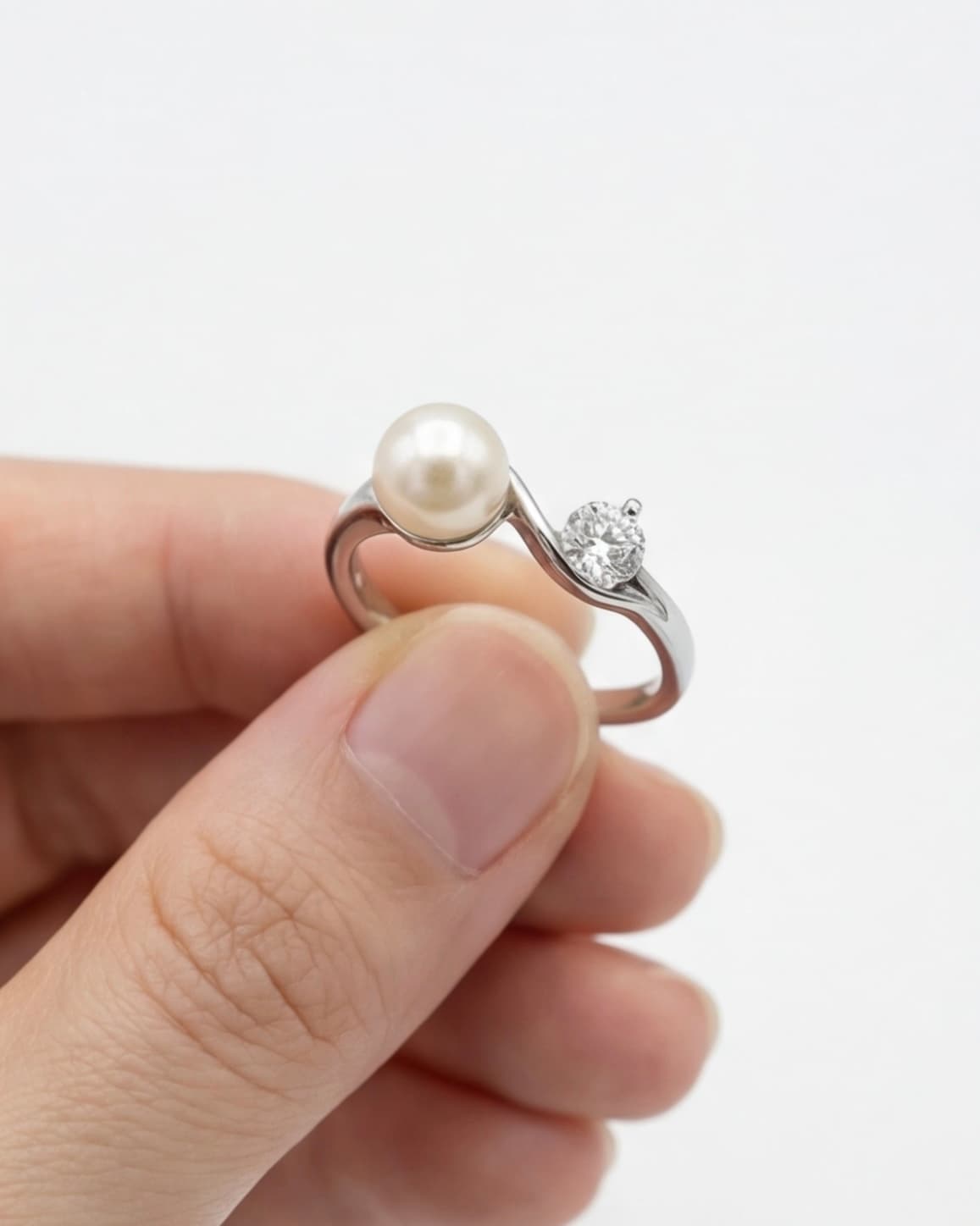 Nath in pearl jewellery from Pure Pearls