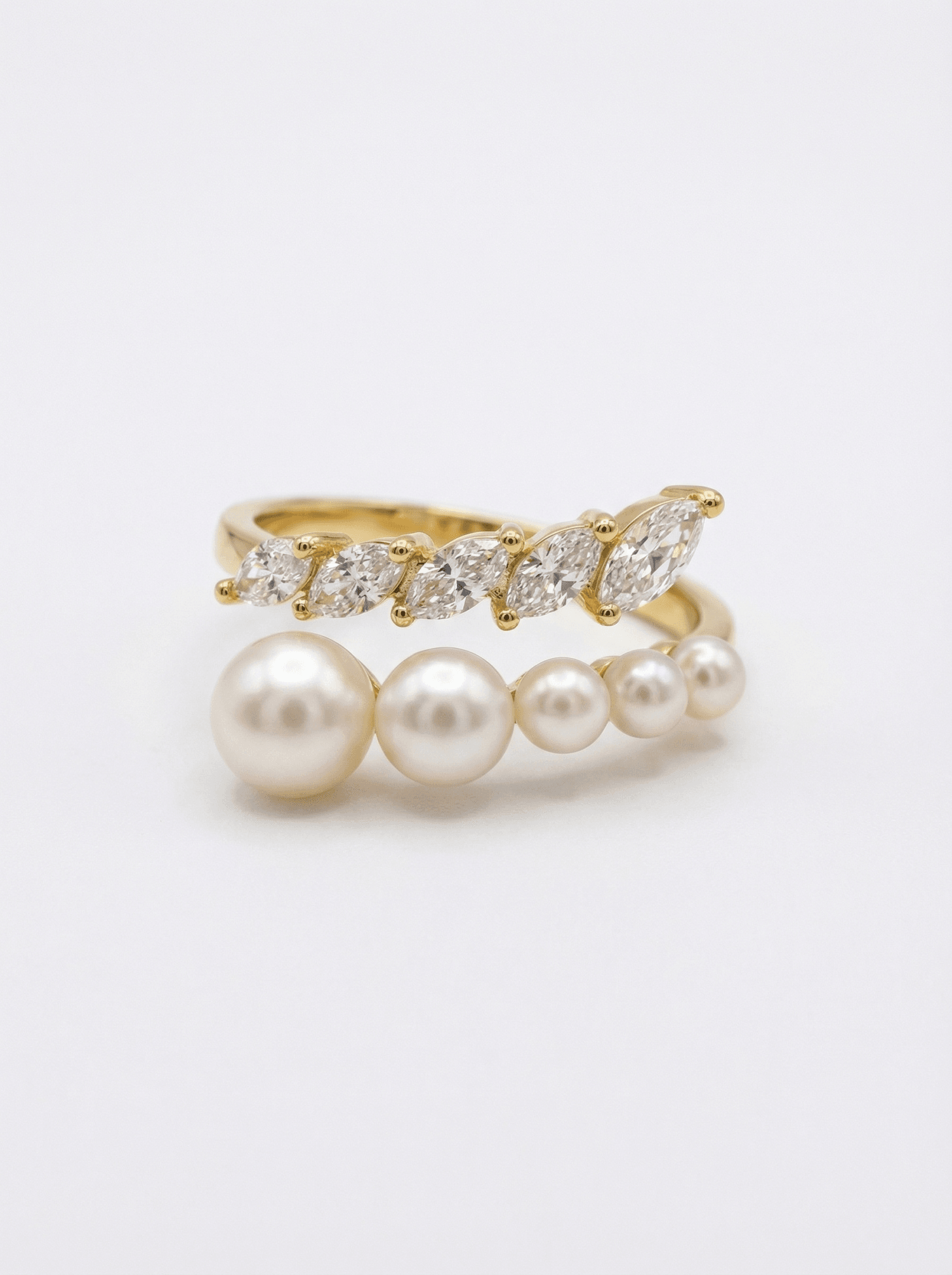 The Tiara Pearl Ring