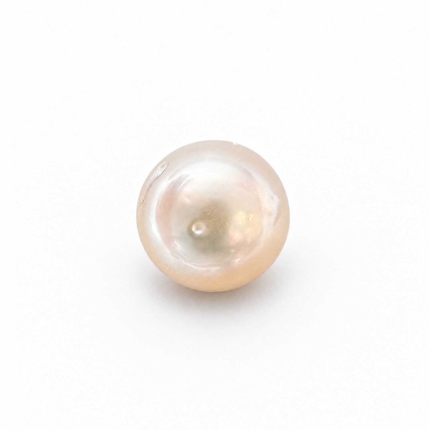 5.725 Carat (6.36 Ratti) White South Sea Pearl - 9.2mm Round, AAA Quality