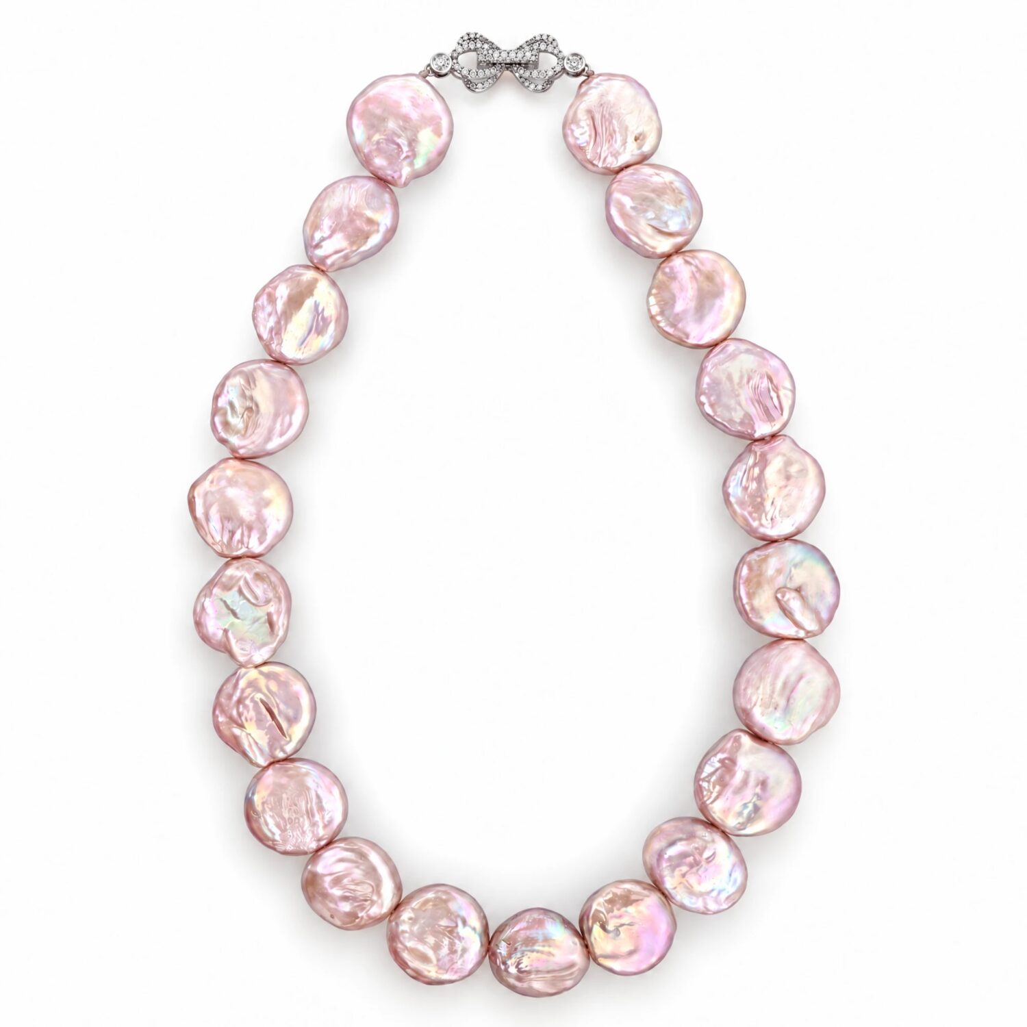 Rosewater Pink Baroque Pearl Necklace