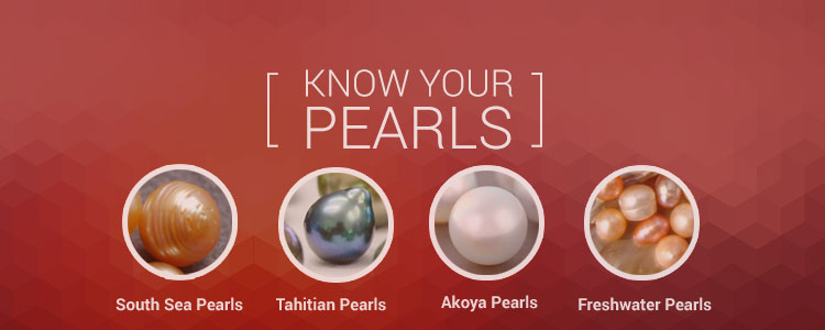Types of pearls avaialble at Pure Pearls India
