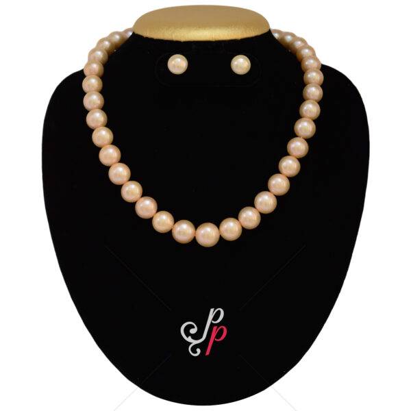 Bold and Beautiful - Pink / Peach Pearl Necklace