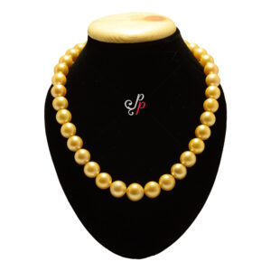 Endless beauty and pride - 9mm - 15mm golden south sea pearl necklace