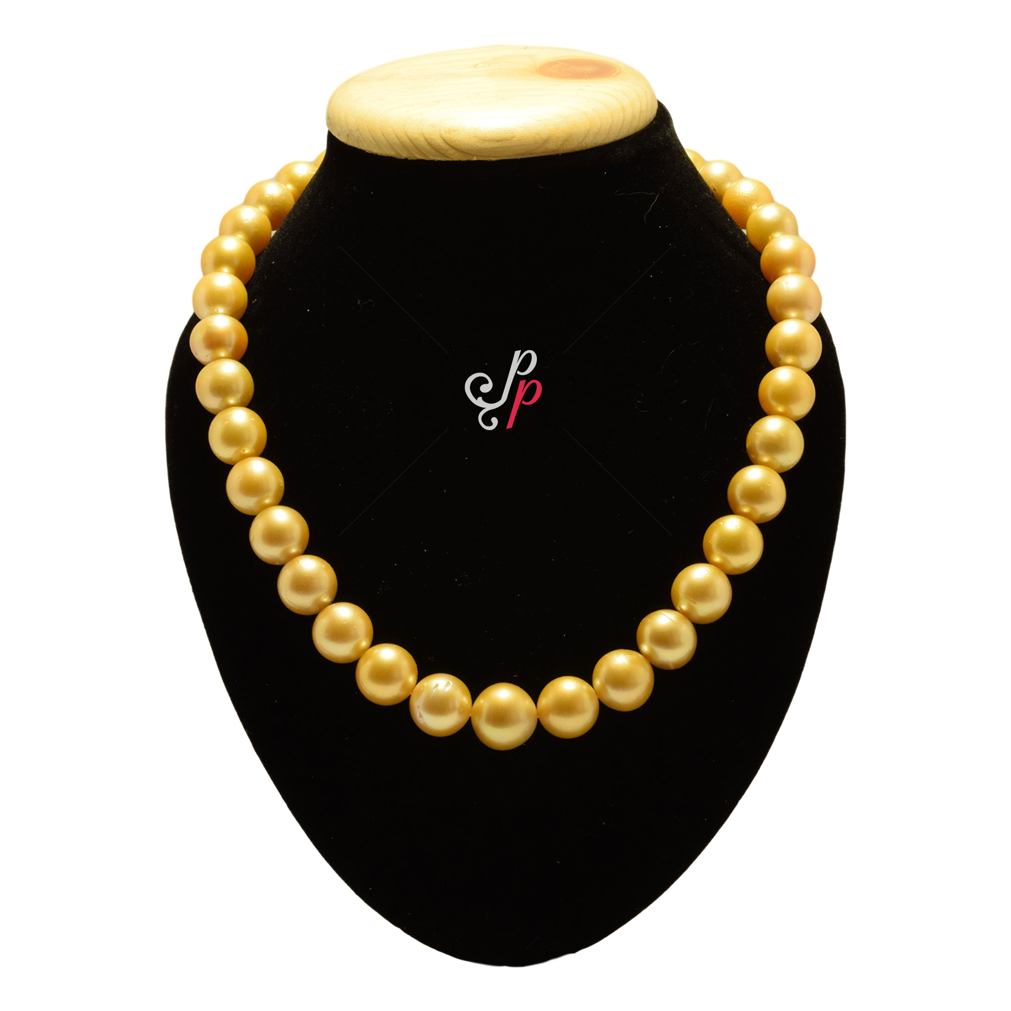 Buy Gemstone Gallery Freshwater Golden Pearl Necklace Original Certified By  Lab Regular Office Wear Neck Chain Chandra Moti Mala Mukta Mala Gold Pearl  Moti Necklace Set For Wearing गोल्डन पर्ल नेकलेस at