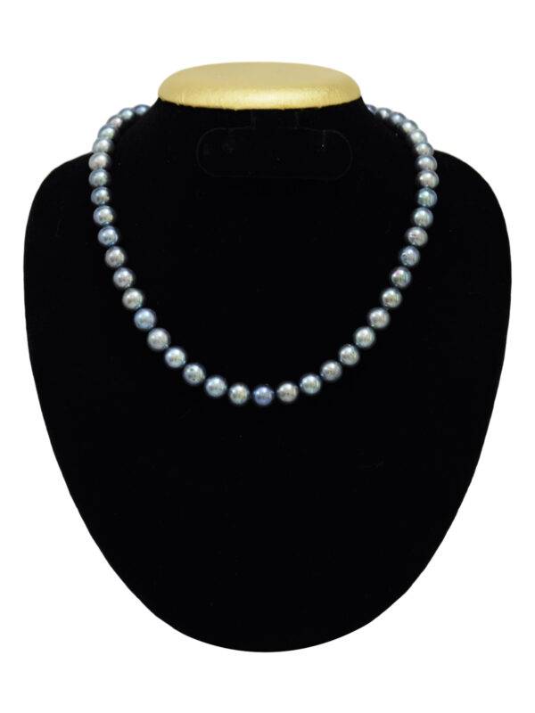 One of a Kind - Pearl Strand in Peacock Hues