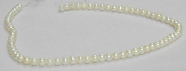 White round small pearl string