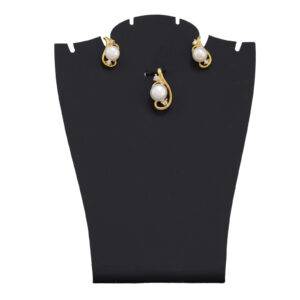 Cute Pearl Pendant and Earrings Set 2