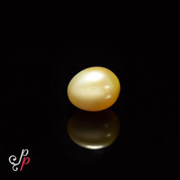 11.4 Carats - 18.24 Ratti Drop Shaped Golden Colour South Sea Pearl For Pendant