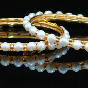 Beautiful pearl bangles - simple and very pretty