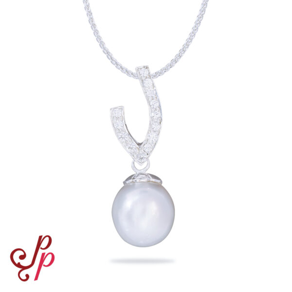 Bold South Sea Pearl Pendant in 925 Sterling Silver