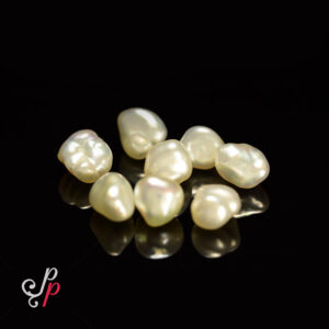 Genuine Keshi Pearl in Silvery White Colour for Astrology Finger Ring