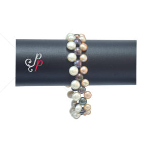 Pearl Bracelet - Zig Zag Style in Mixed Colours
