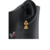Pearl Jhumkas in Seed Pearls and Beautiful Real Kundans