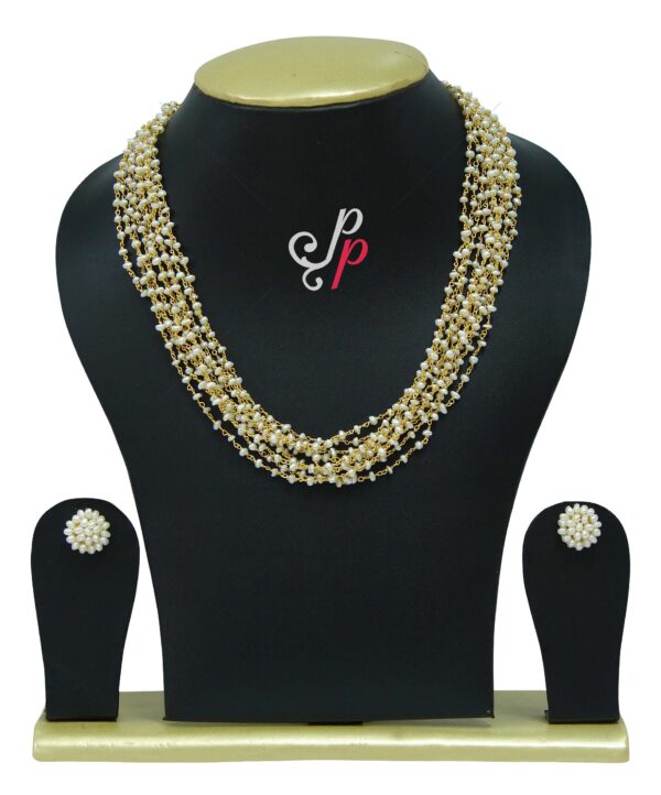 Simply superb taar mala in beautiful real seed pearls