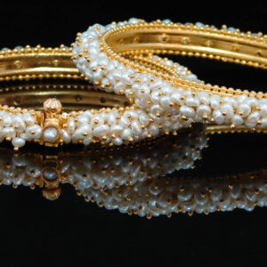 Sridevi pearl bangles adjustable