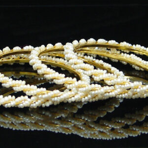 Very beautiful set of 4 seed pearl bangles