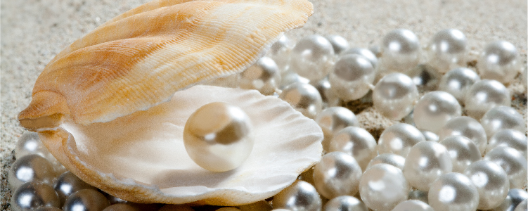 Cultured pearls discount