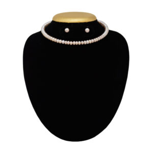 That's stylish - Choker like Pearl Band in Dark Pink Pearls