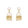 Traditional and Stylish Pearl Drop Hangings
