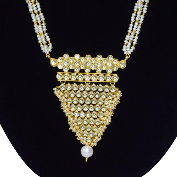 Seed Pearl Wedding Necklace Set Design 101 pendant