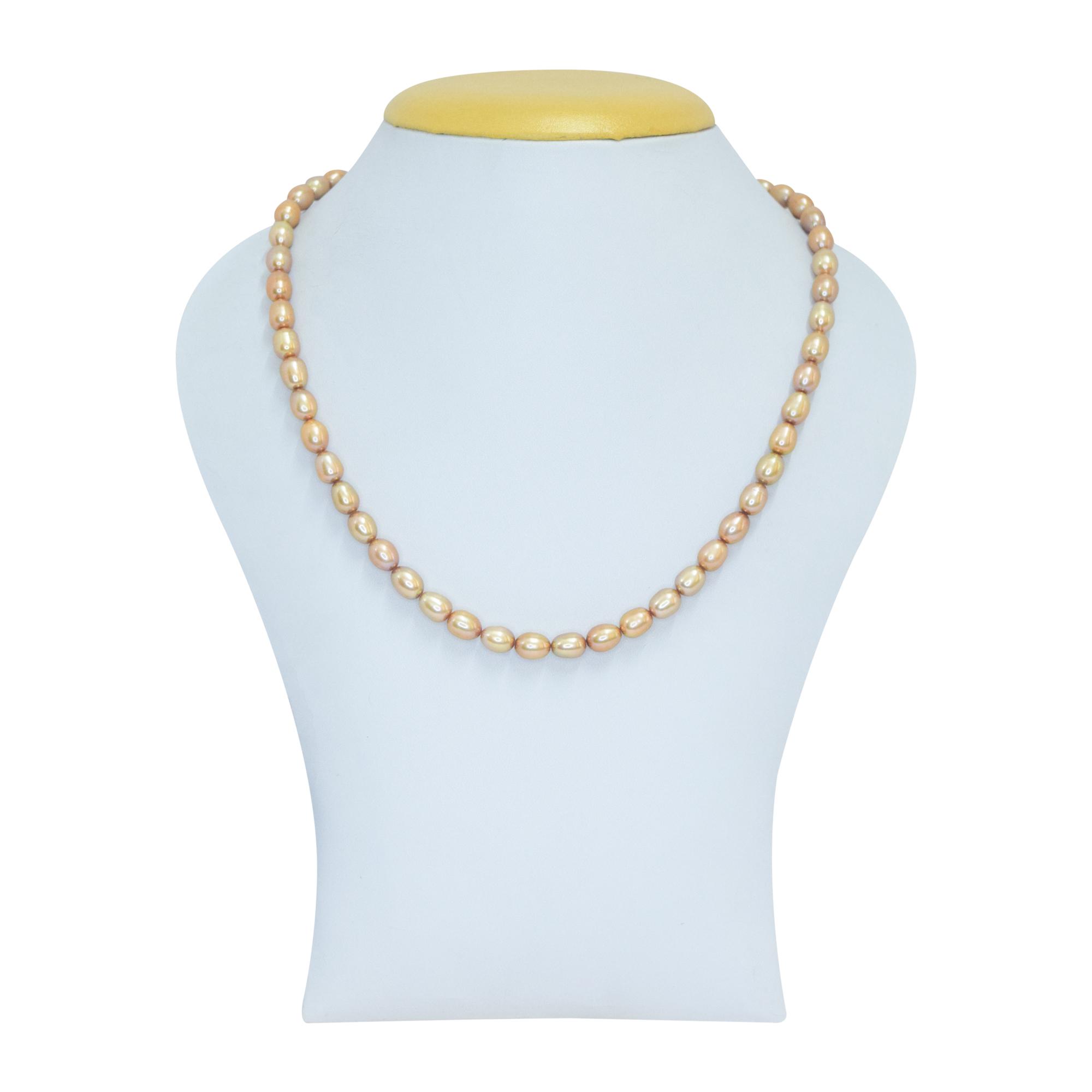 Glistening 20 Inches Oval Antique Gold 
