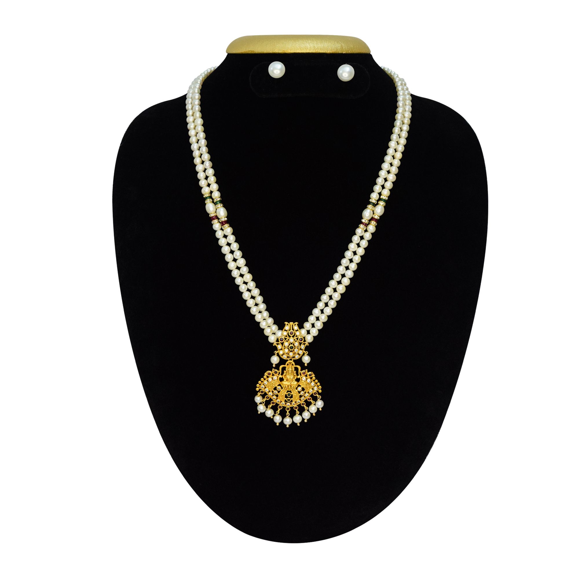 Pearl mala with deals pendant