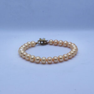 Ravishing 6mm Gold Round Original Pearls