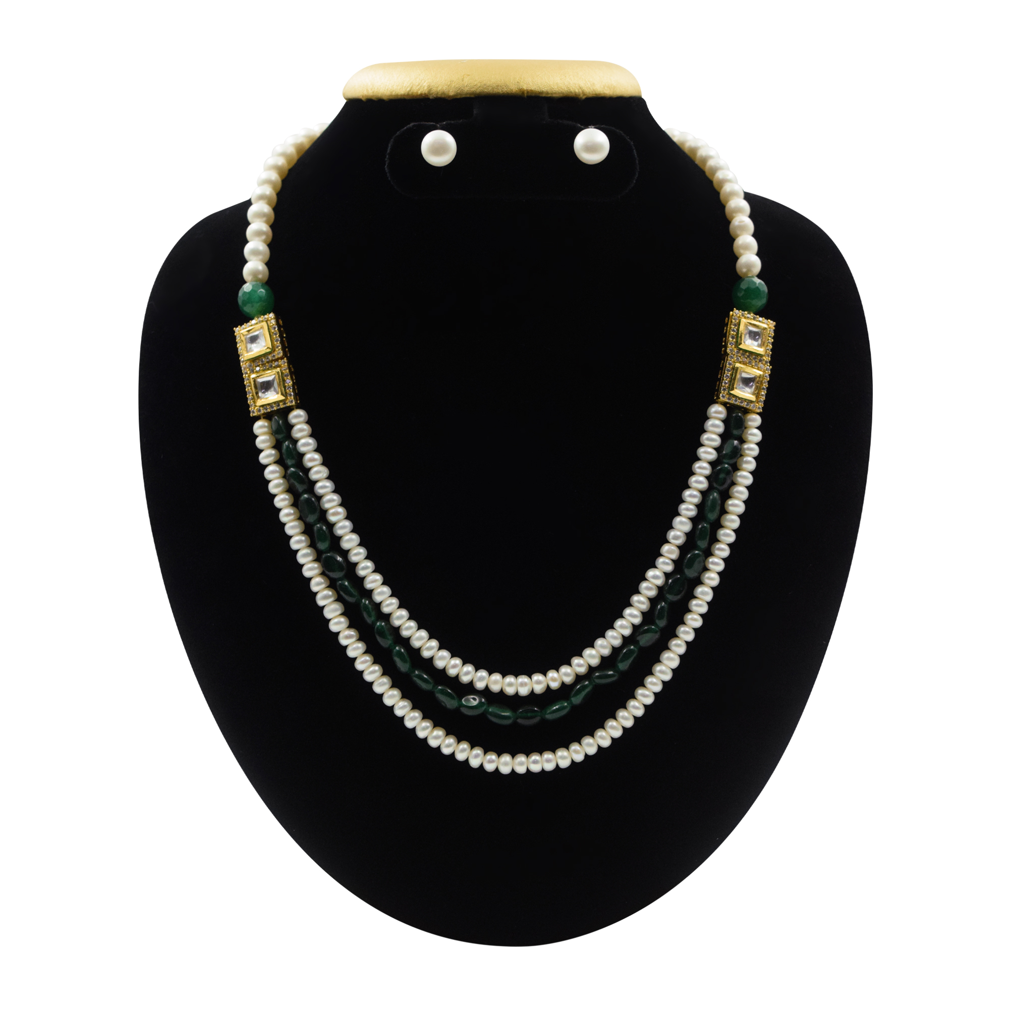 Black Onyx & Pearl Silver Necklace at Rs 7446.00 | चांदी का हार - Art  Palace, Jaipur | ID: 2851920887891