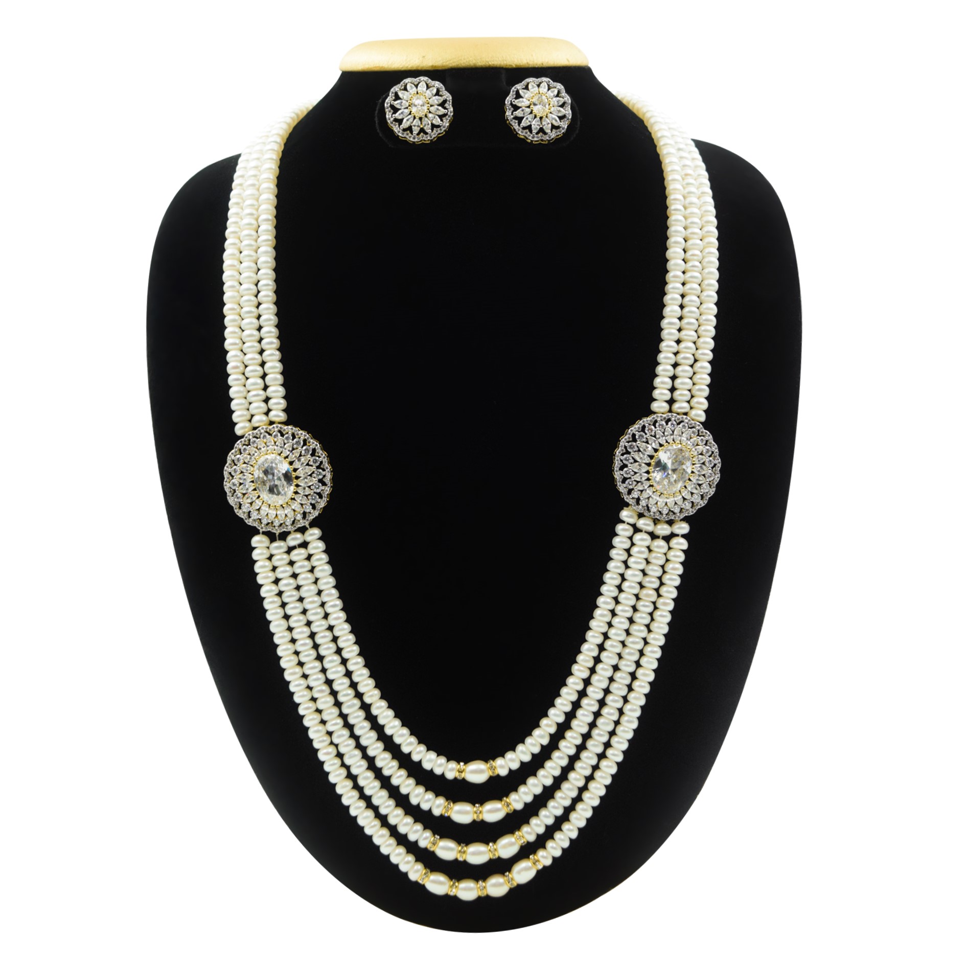 Multi layered hotsell pearl necklace