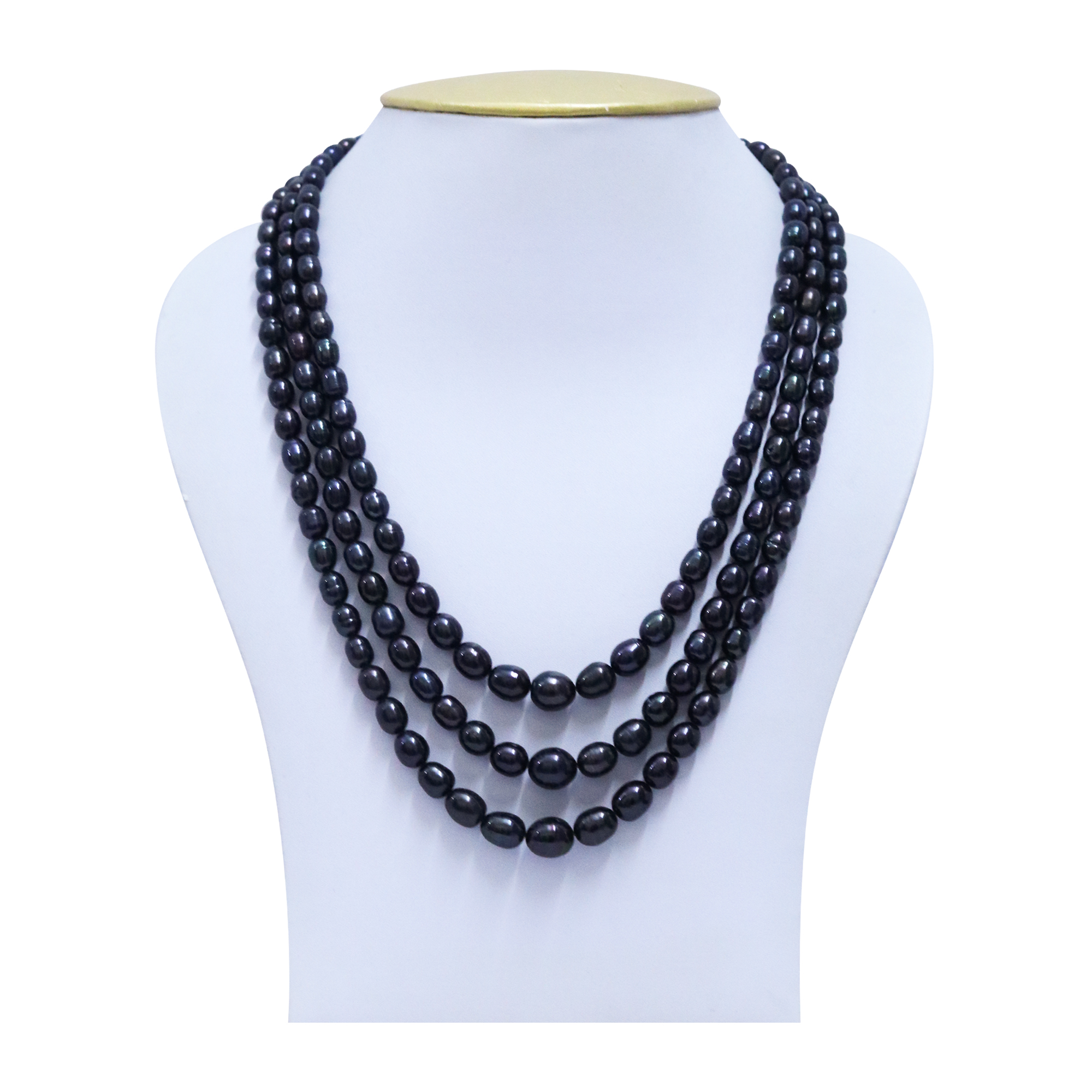 Buy 8mm Black Pearl Necklace for Women Fashion Round Pearl Jewelry Gifts  for Women 16,18,20 inches, 20 inch, bead, bead at Amazon.in