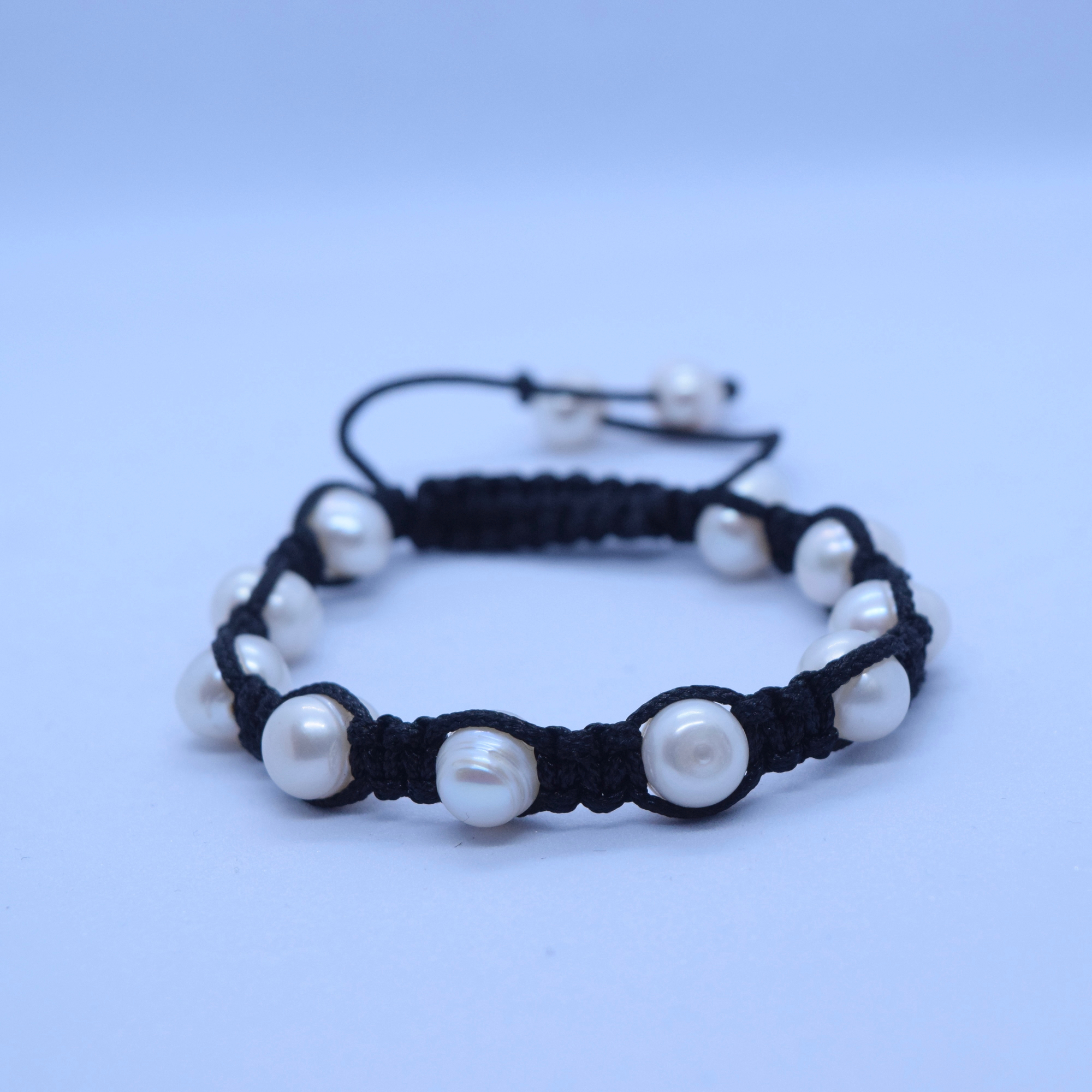 Mecrame Pearl Bracelet for Men from Pure Pearls on Sale