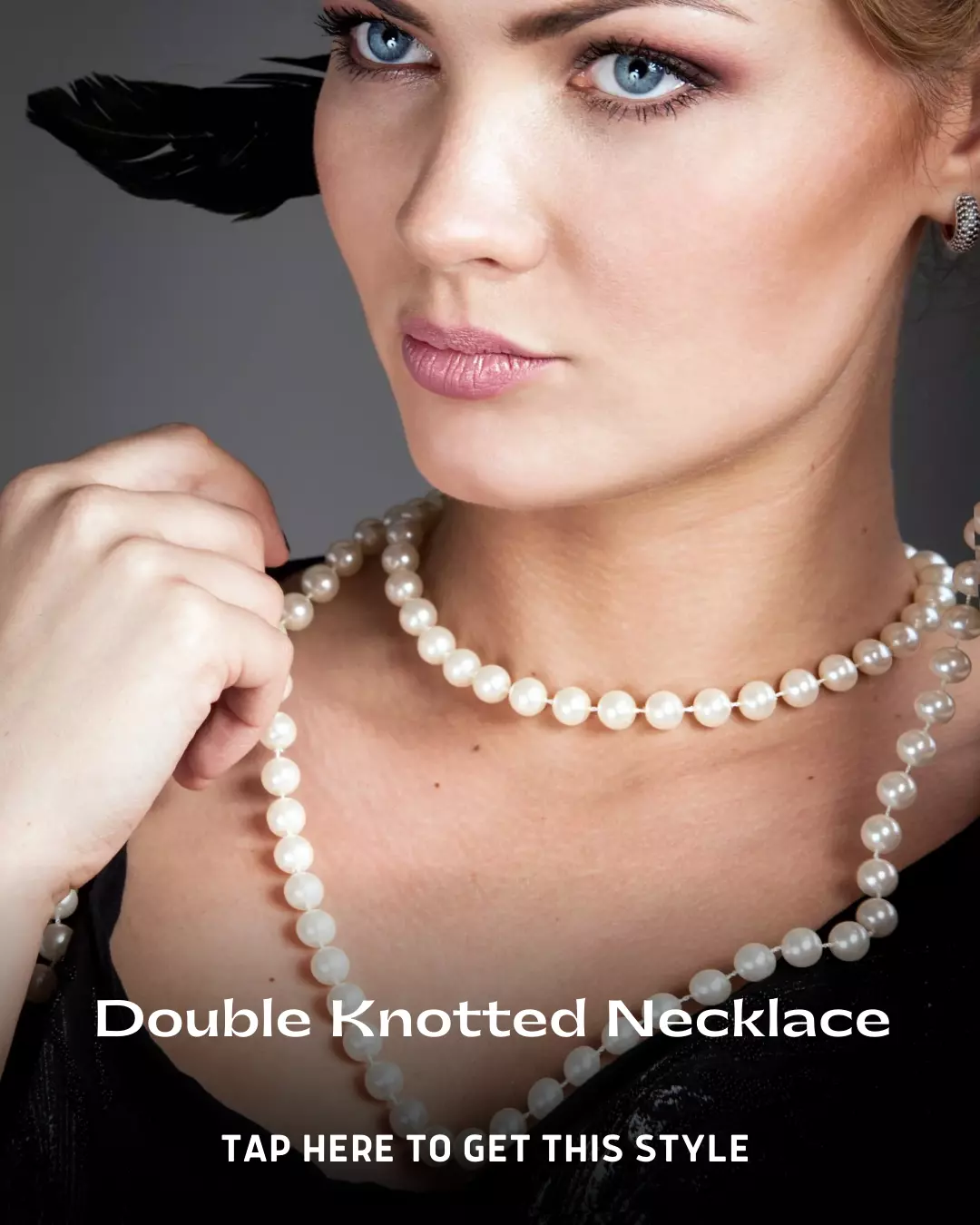 Pure Pearls Header Double Knotted Pearl Necklace Mobile Version
