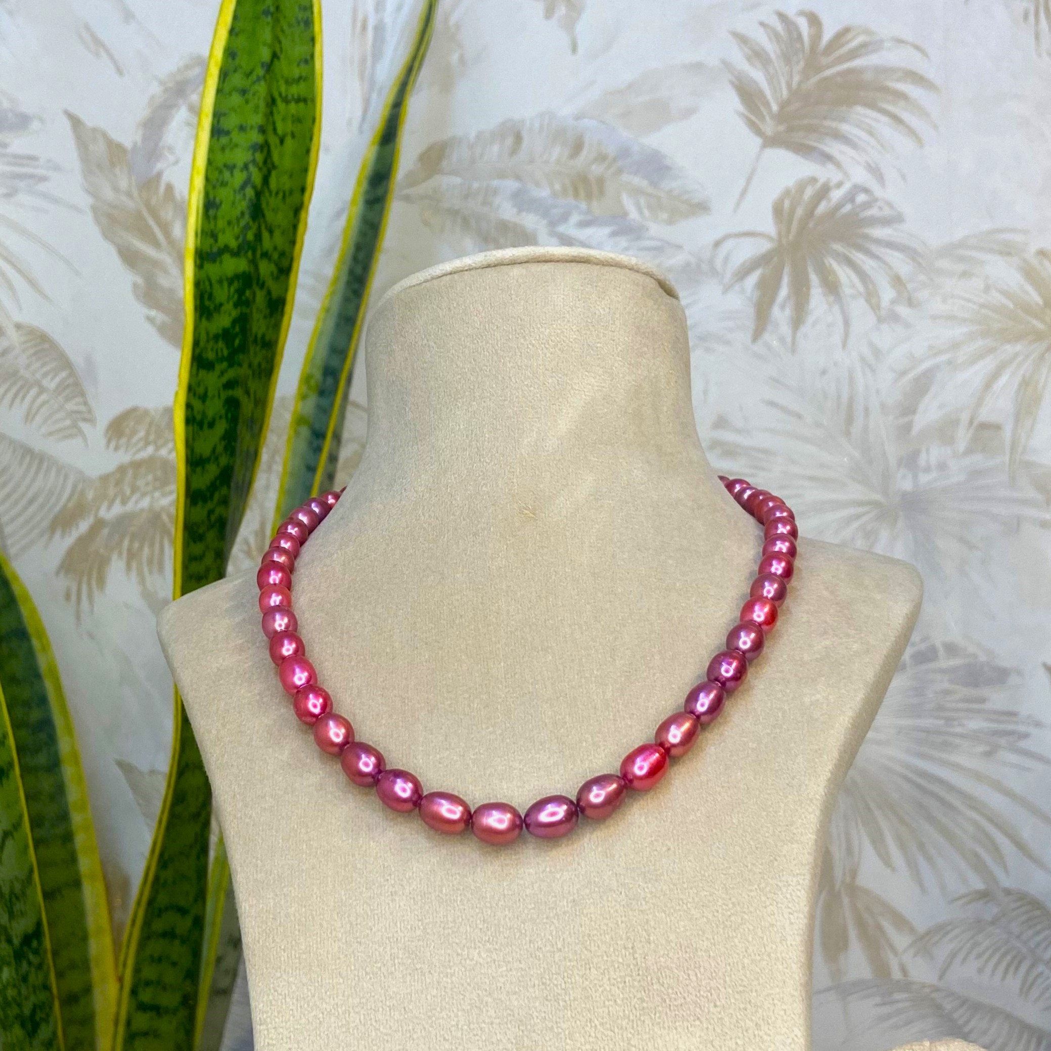 Yellow Chimes Kundan Jewellery Set for Women Pink Beads Necklace Set –  YellowChimes