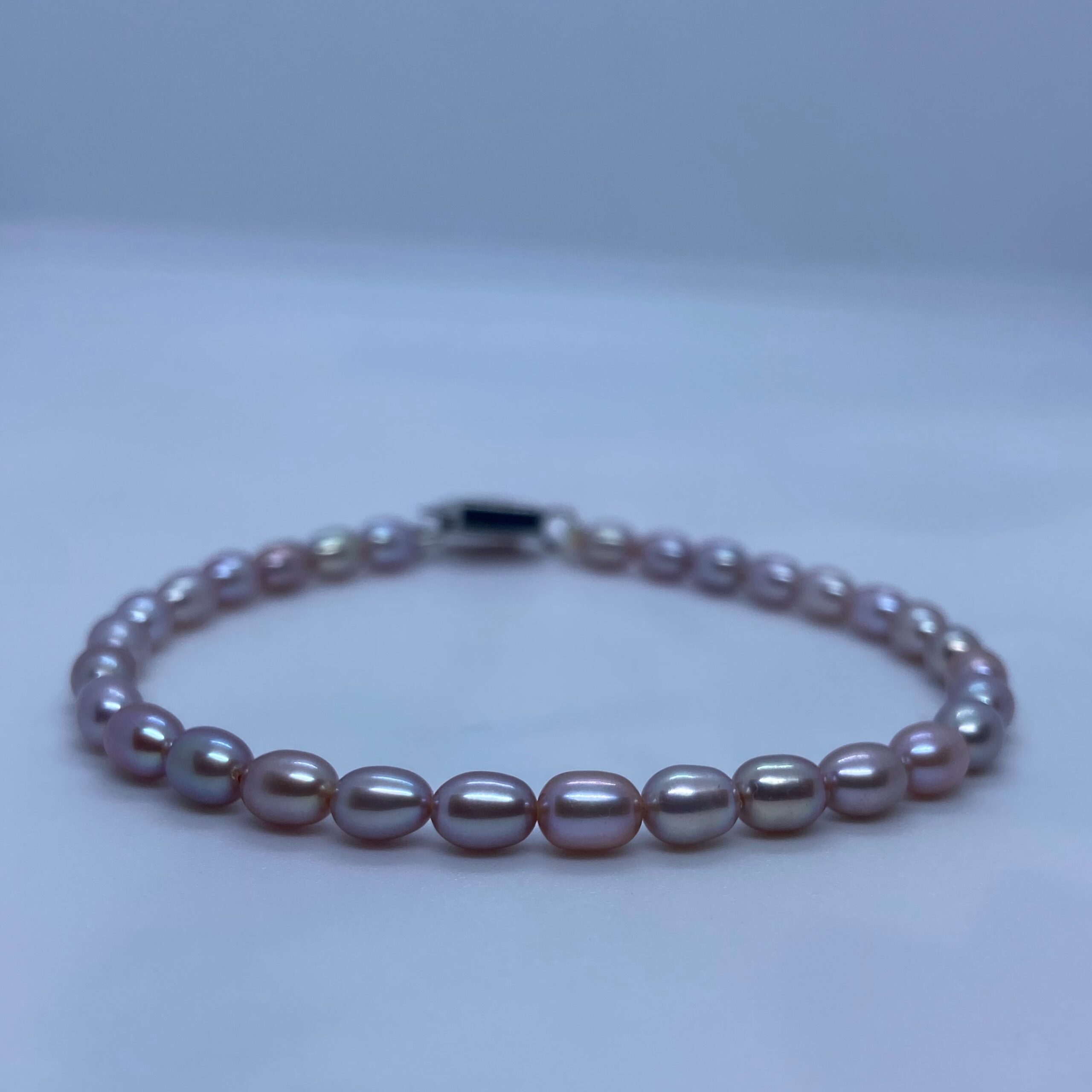 Silver Beaded Bracelet : CherishBox – CherishBox_pearljewellery